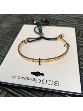 BCBG Do What You Love Gold Bracelet